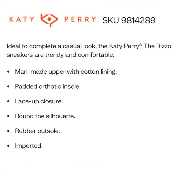 Katy Perry Butterscotch The Rizzo Cherry Sneakers Women’s Size 5.5 - Picture 13 of 13